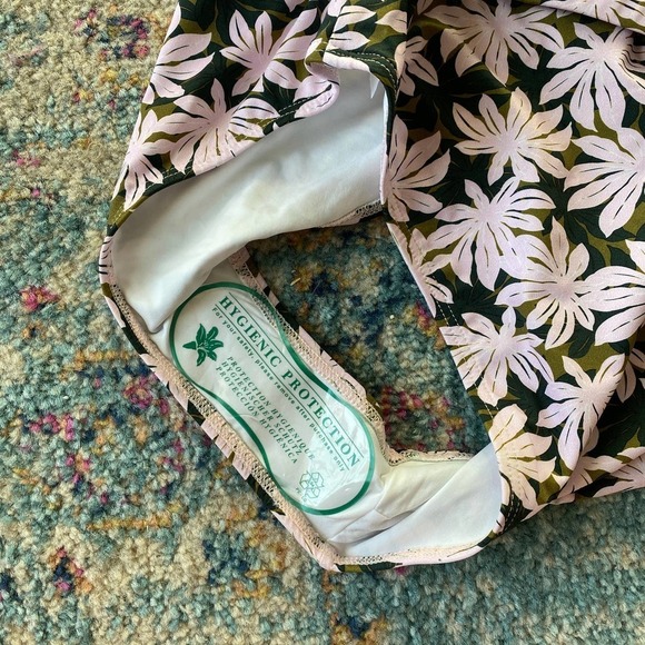 NWT $205 Alexandra Miro Ursula Floral Printed High Waist Audrey Bikini Bottom - Picture 8 of 8